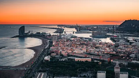 Vista aèria del Port de Barcelona Vista aèria del Port de Barcelona