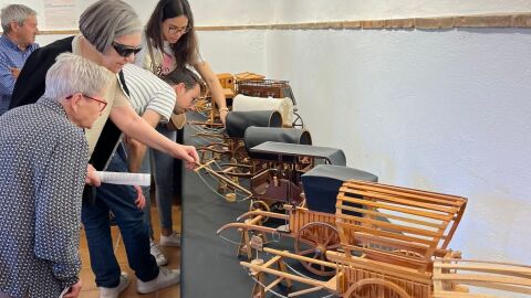 Muestra de artesanía en madera del Museu Etnològic de Quartell