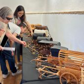 Muestra de artesanía en madera del Museu Etnològic de Quartell