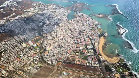 Vista aérea de Arrecife Vista aérea de Arrecife
