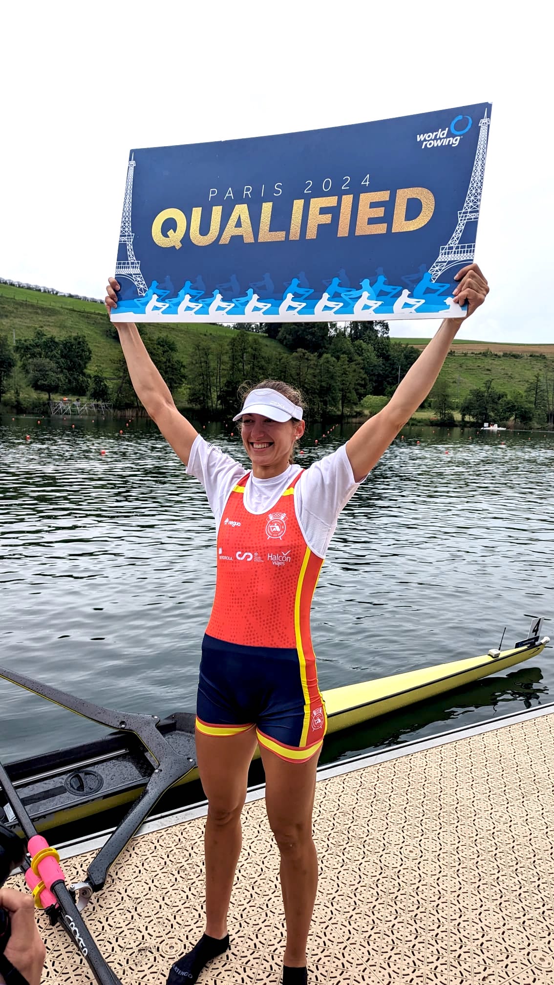 Virginia Díaz: "Empezar en un pueblo de remo y llegar a los Juegos es un orgullo" Virginia Díaz: "Empezar en un pueblo de remo y llegar a los Juegos es un orgullo"