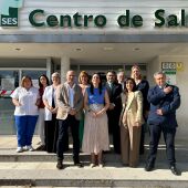 La consejera de Salud, Sara García Espada, en el Centro de Salud de Navalmoral de la Mata