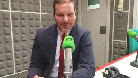 O conselleiro de Cultura, Lingua e Xuventude, José López, en Onda Cero Galicia. José López, conselleiro de Cultura, Lingua e Xuventude
