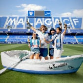 San Miguel anima a la afición malaguista a apoyar al equipo en el último empujón por el ascenso