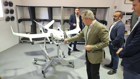 Una empresa alemana de drones se instala en Aldeacentenera para testar prototipos de transporte de mercanc&iacute;as