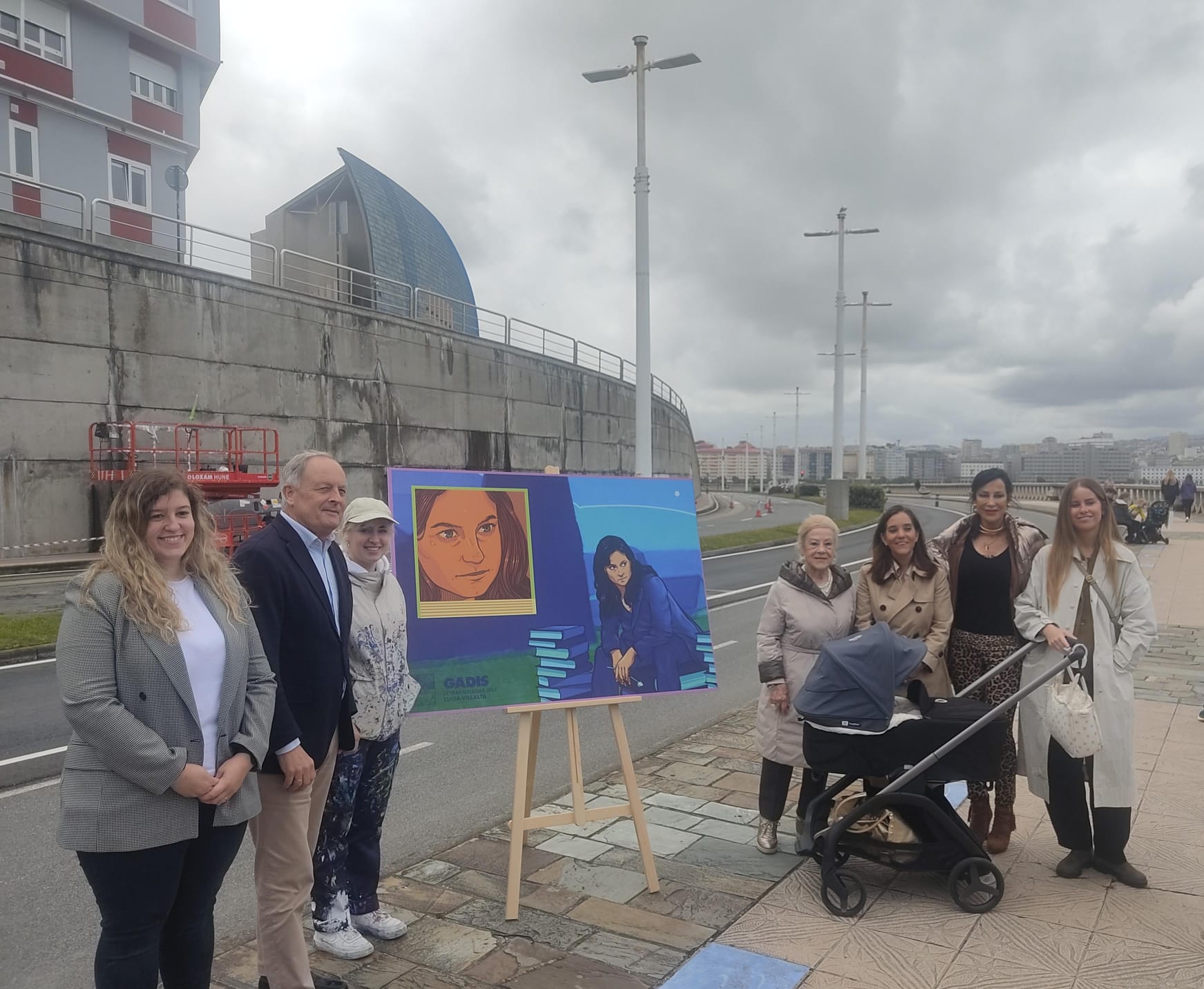 Luísa Villalta protagonizará un nuevo mural en A Coruña Luísa Villalta protagonizará un nuevo mural en A Coruña