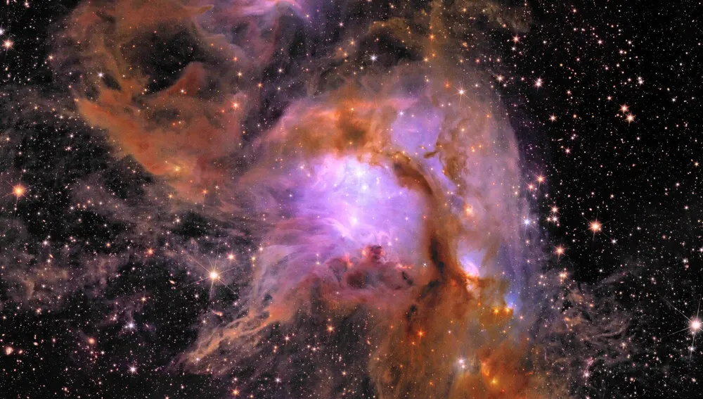 Imagen de Messier 78, un vibrante vivero de estrellas envuelto en polvo interestelar.
