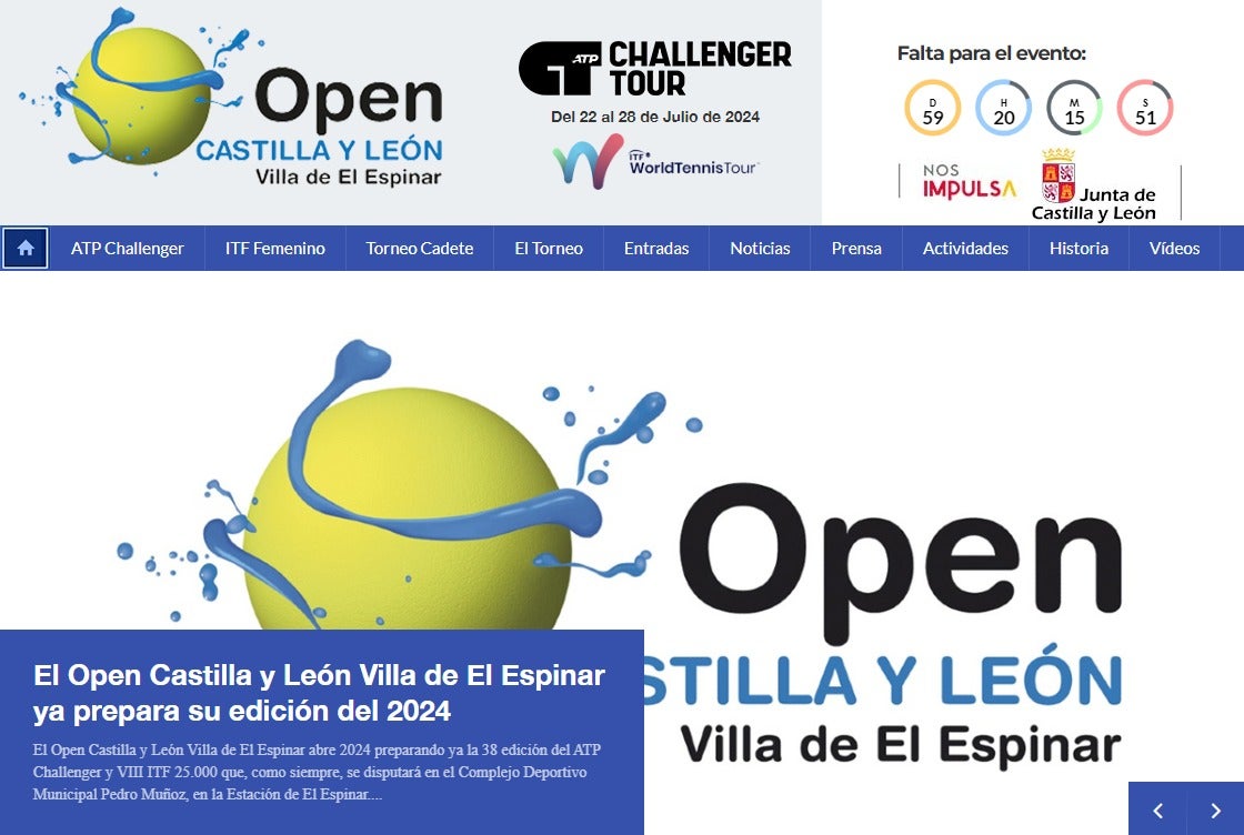 El Open de Tenis adelanta sus fechas este año El Open de Tenis adelanta sus fechas este año