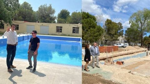 Tras la reforma de la piscina, iniciada por el PSOE e inaugurada por el PP, los socialistas reclaman los vestuarios
