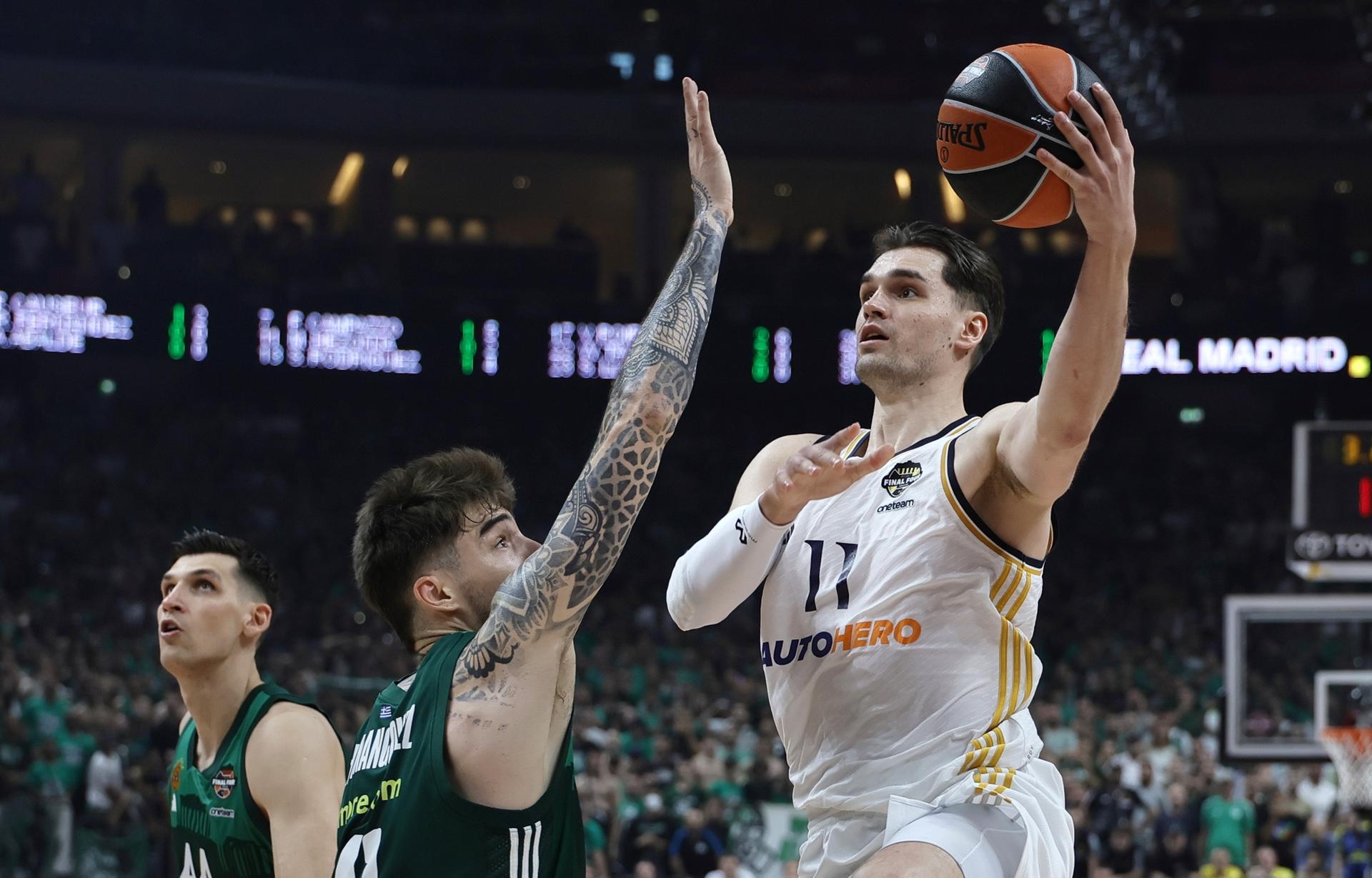 El Real Madrid cae en la final ante Panathinaikos y los griegos conquistan la Euroliga El Real Madrid cae en la final ante Panathinaikos y los griegos conquistan la Euroliga