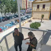 Visita institucional a la pasarela de la estación de tren. Visita institucional a la pasarela de la estación de tren.