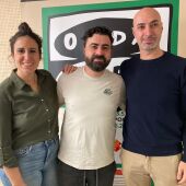 Erica González, David Castrillo y Miguel Portillo y el documental "Mi amante la agricultura"