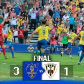El Orihuela CF encarrila la eliminatoria final por el ascenso a 1ª Federación tras ganar 3-1 al Barakaldo 