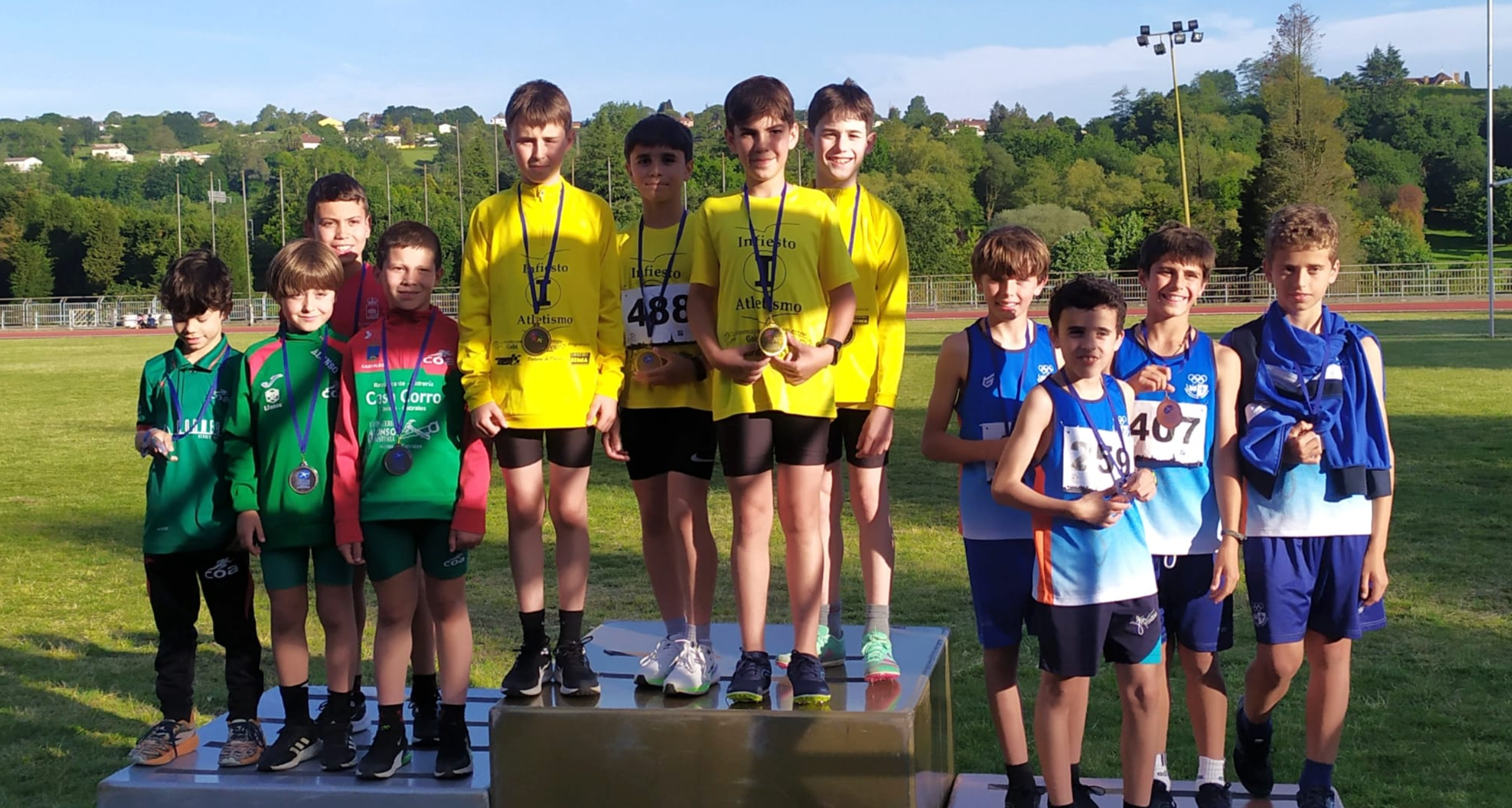 Más oro, plata y bronce para los deportistas del Infiesto Atletismo: Siguen los éxitos Más oro, plata y bronce para los deportistas del Infiesto Atletismo: Siguen los éxitos