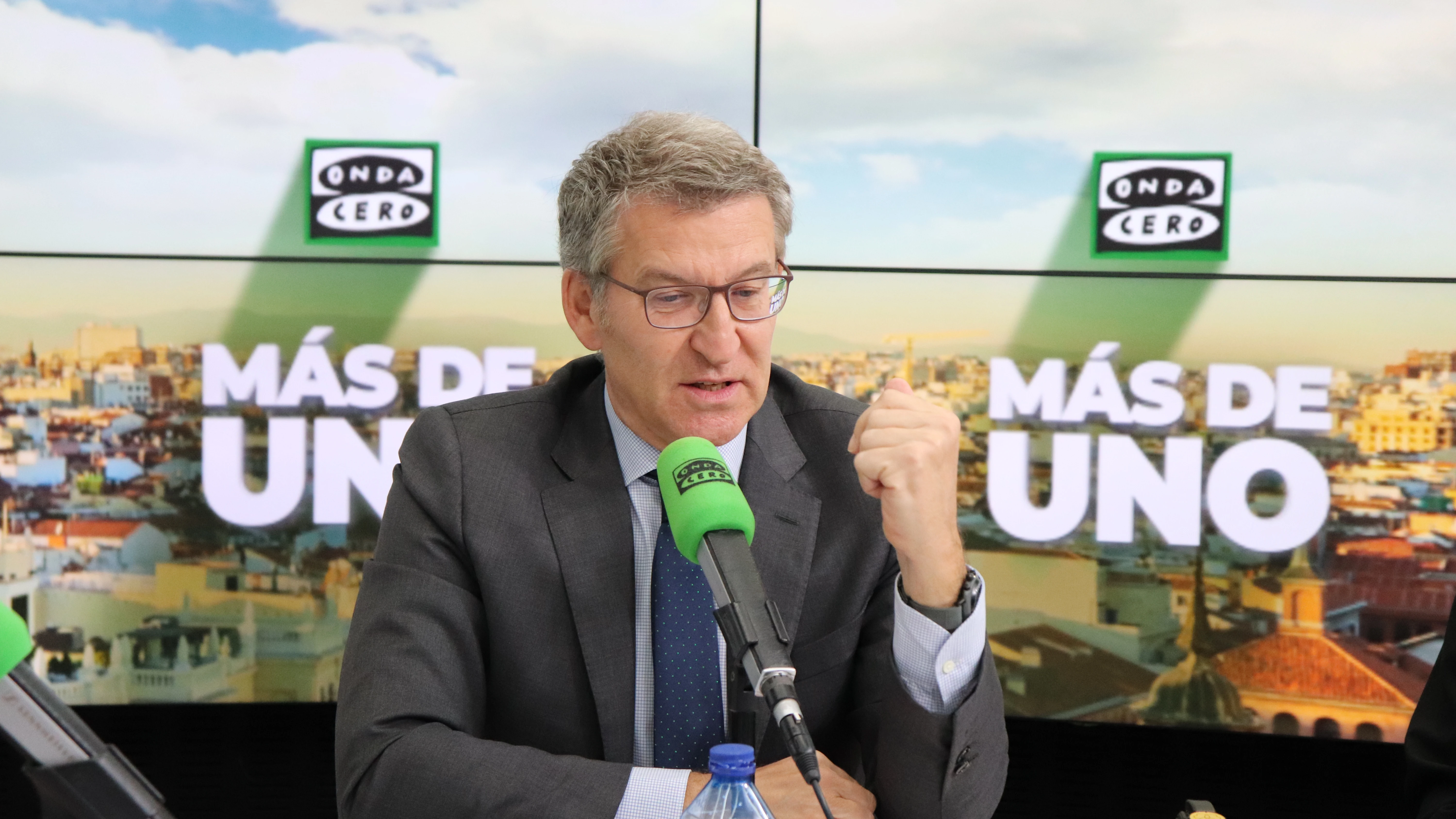 El presidente del Partido Popular, Alberto Núñez Feijóo, en 'Más de uno' El presidente del Partido Popular, Alberto Núñez Feijóo, en 'Más de uno'