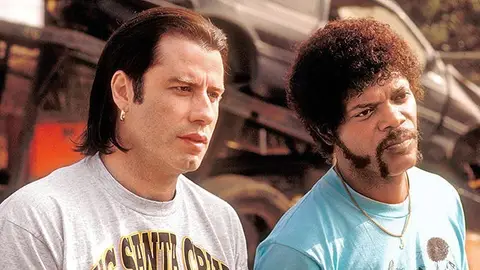 Imagen de la película de Pulp Fiction Imagen de la película de Pulp Fiction