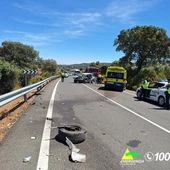 Lugar donde ha ocurrido el accidente de tráfico Lugar donde ha ocurrido el accidente de tráfico