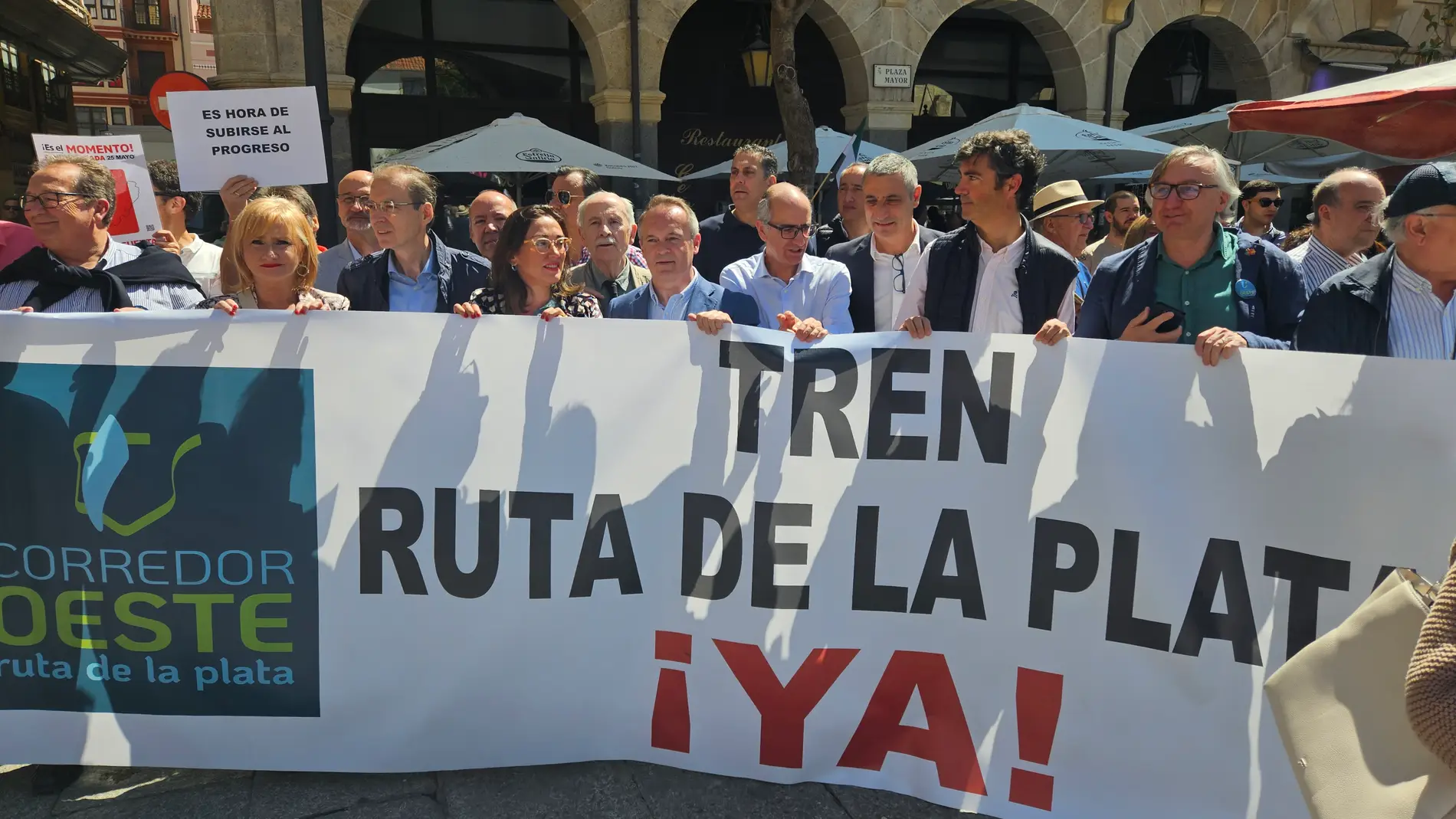 Extremadura se suma en Zamora a la reivindicación por la recuperación de la Ruta de la Plata