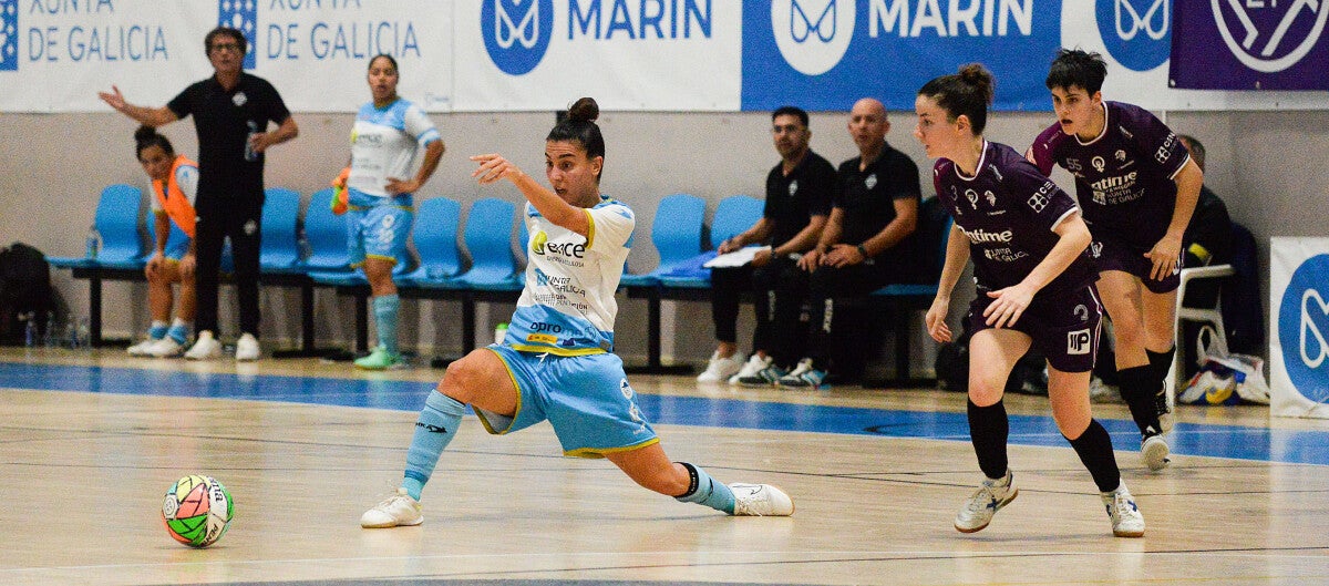 Vitoria e permanencia na categoría do Marín no derbi ante o Ourense Vitoria e permanencia na categoría do Marín no derbi ante o Ourense