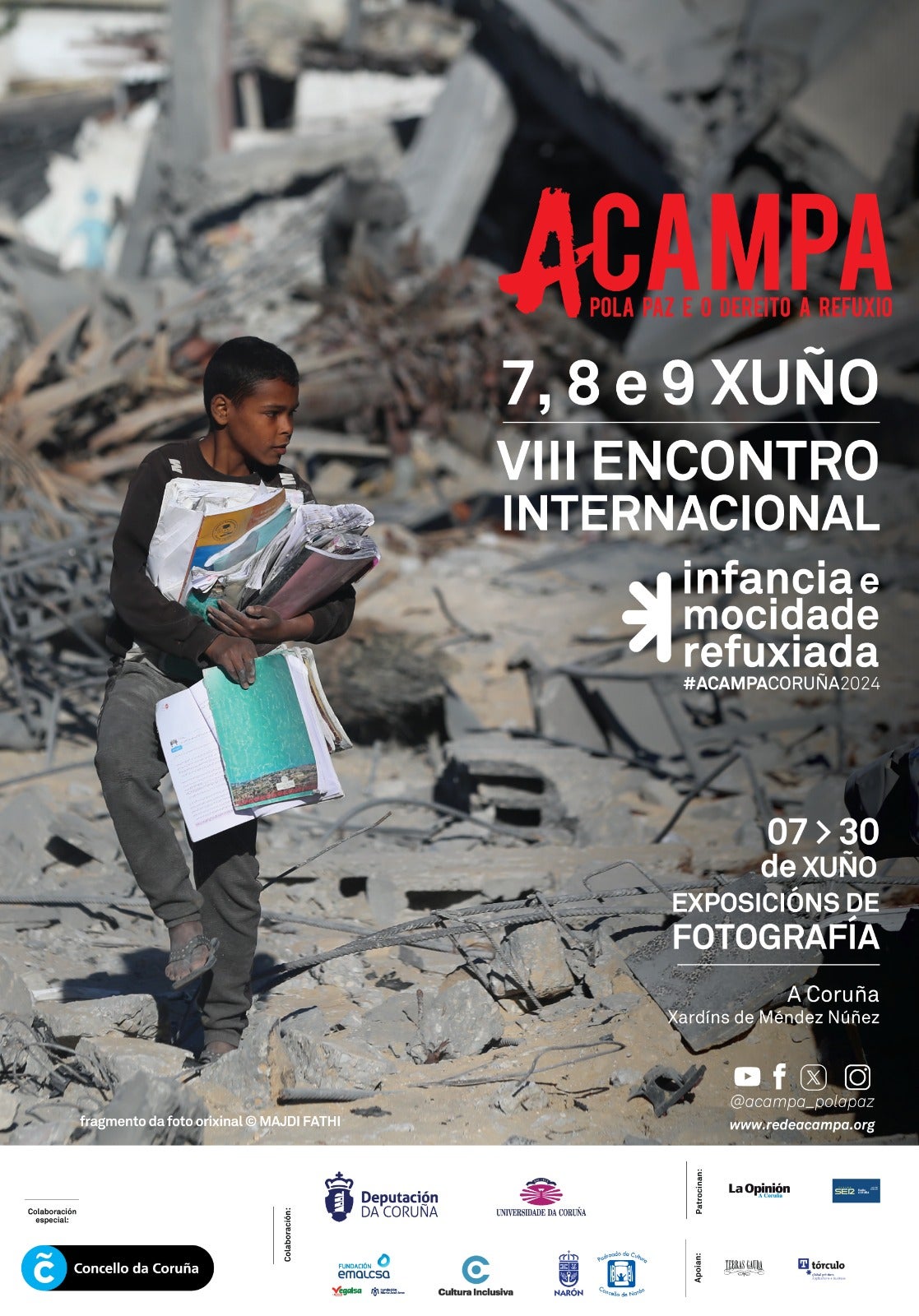 Acampa pola paz comienza la semana que viene en A Coruña Acampa pola paz comienza la semana que viene en A Coruña