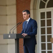 El presidente del Gobierno, Pedro Sánchez