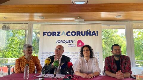 Los cuatro concejales del BNG en A Coruña