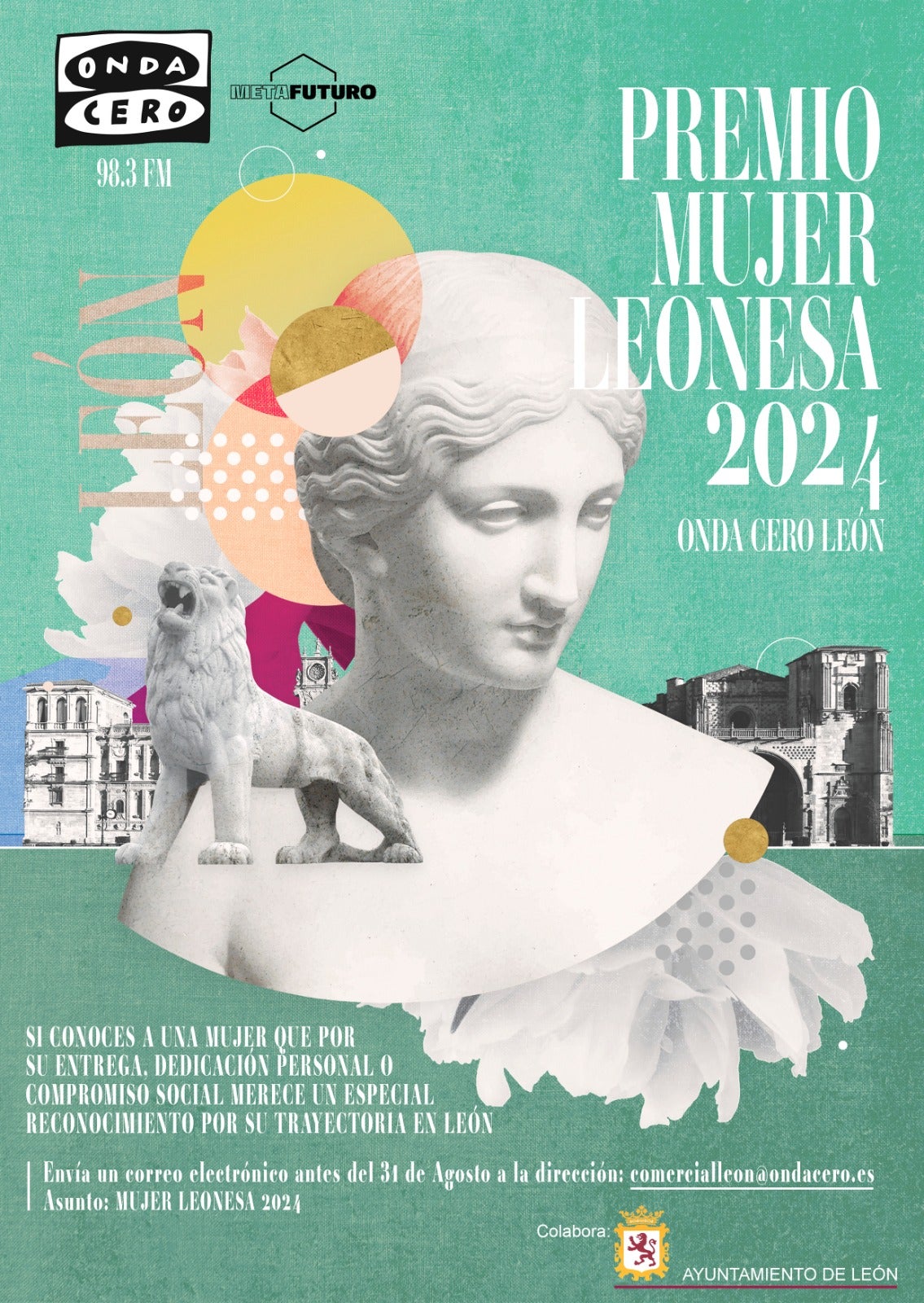 Onda Cero León convoca por segundo año, el "Premio a la Mujer Leonesa" Onda Cero León convoca por segundo año, el "Premio a la Mujer Leonesa"