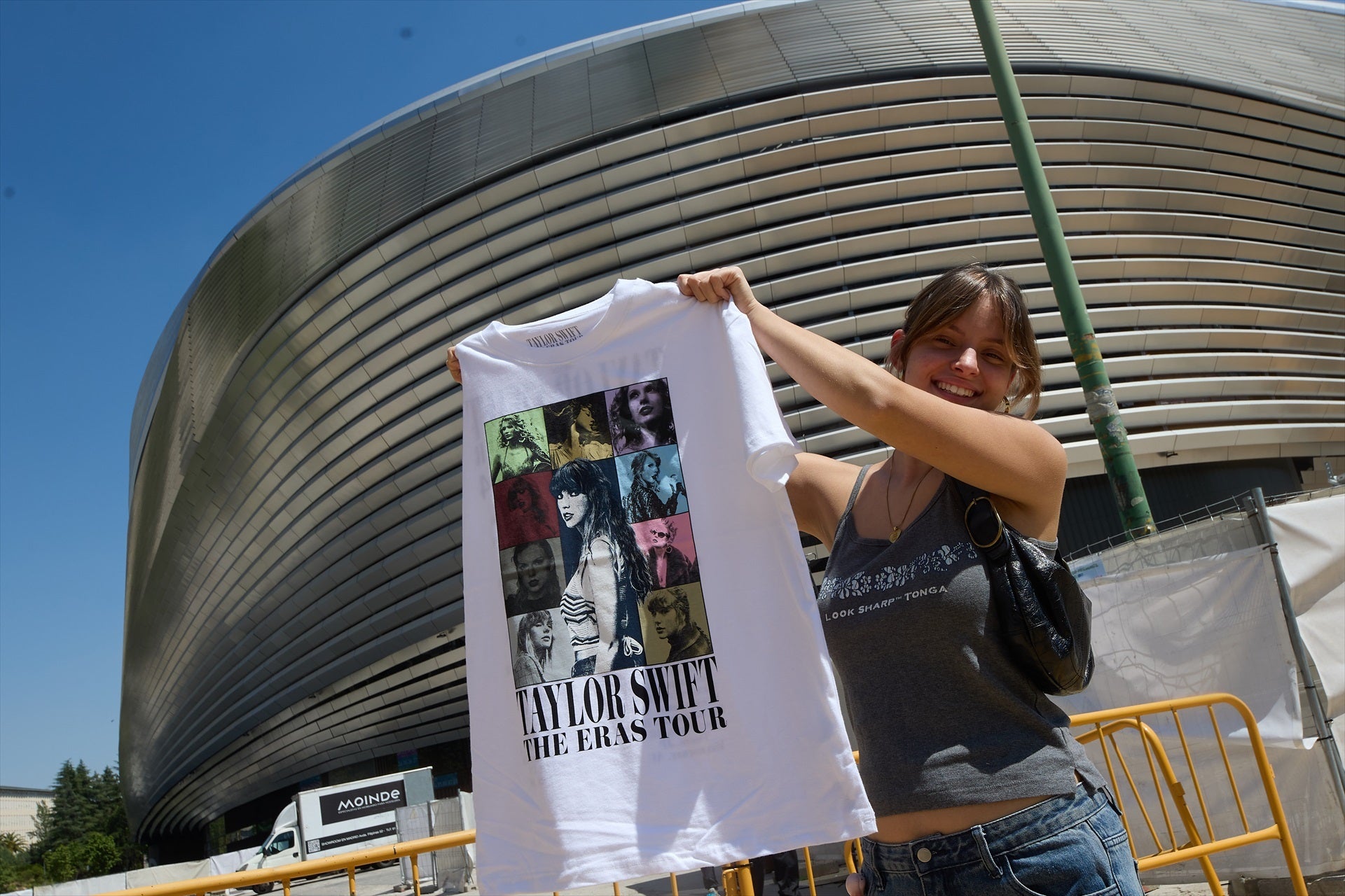 Todo preparado para el primer concierto de Taylor Swift en Madrid Todo preparado para el primer concierto de Taylor Swift en Madrid