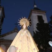 Visita de la Virgen de Consolación al barrio de NIV donde estaba su santuario