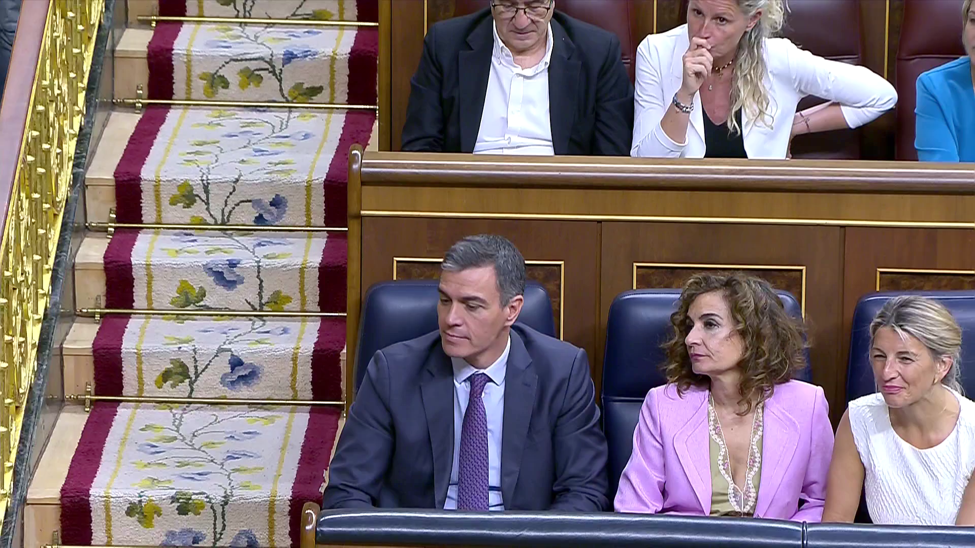 Pedro Sánchez vota a favor de la amnistía entre gritos de "traidor" Pedro Sánchez vota a favor de la amnistía entre gritos de "traidor"