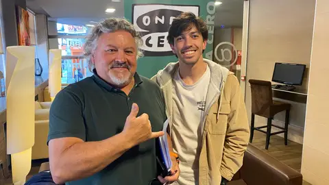 Victor Robleda y Miguel Castelao en el Hotel Rías Bajas Encuentros en el Hotel Rías Bajas