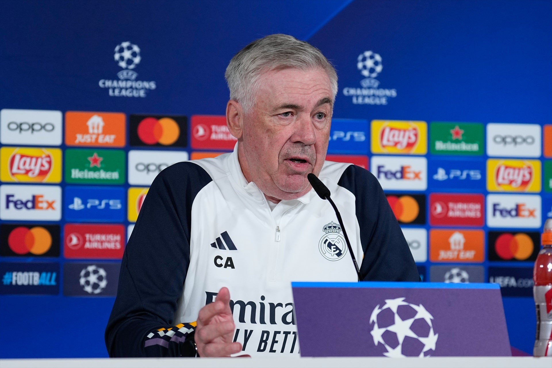 Carlo Ancelotti: "Es el partido más importante de la temporada" Carlo Ancelotti: "Es el partido más importante de la temporada"