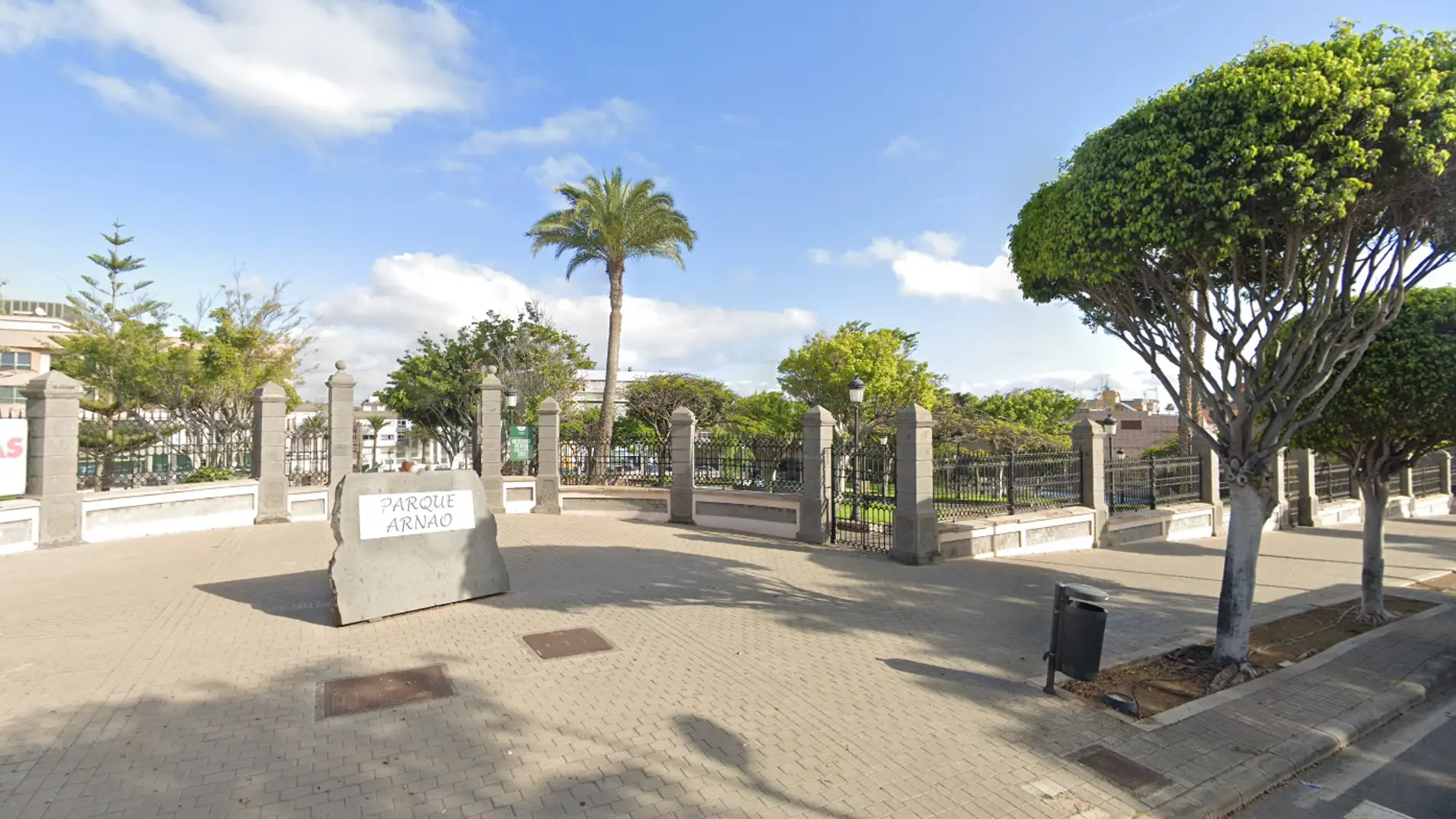 Imagen del Parque Arnao en el municipio de Telde, Gran Canaria en donde han ocurrido los hechos 