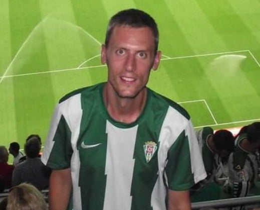 Andrew, una pasión blanquiverde de Inglaterra Andrew, una pasión blanquiverde de Inglaterra