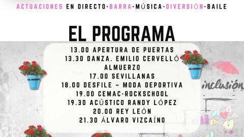 Fiesta Ben&eacute;fica hermanos de la Cruz Blanca