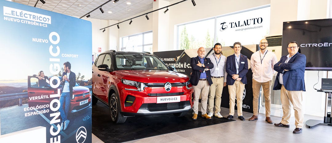 El Grupo Talauto presenta en exclusiva del nuevo Citroën ë-C3. El Grupo Talauto presenta en exclusiva del nuevo Citroën ë-C3.