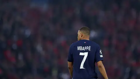 El jugador francés, Kylian Mbappé El jugador francés, Kylian Mbappé