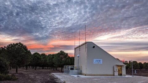 Radar S3TSR del COVE en Mor&oacute;n de la Frontera
