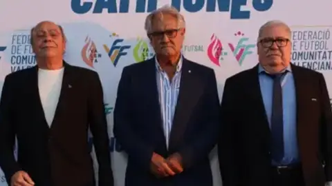 Vicent Cucarella, Leo Tarín y Pascual García Vicent Cucarella, Leo Tarín y Pascual García
