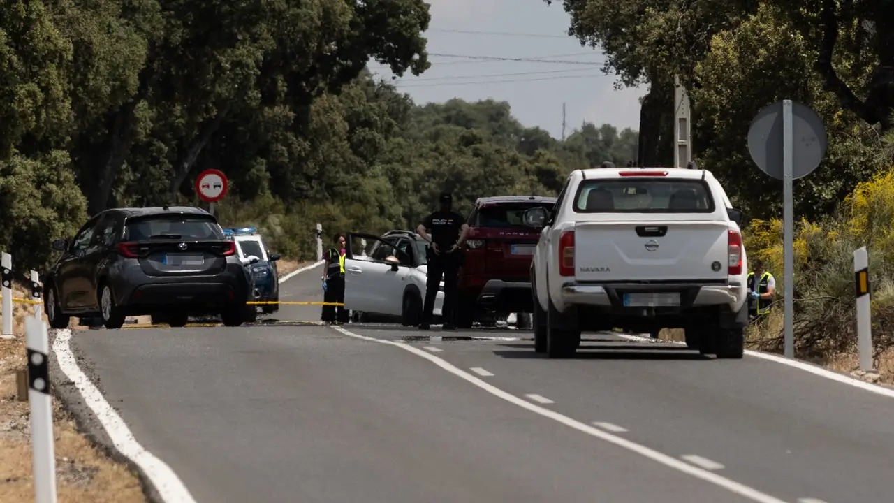 Lugar del tiroteo en la carretera Fuencarral-El Pardo Lugar del tiroteo en la carretera Fuencarral-El Pardo