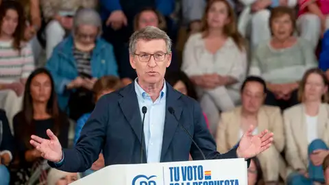 El presidente del Partido Popular, Alberto Núñez Feijóo El presidente del Partido Popular, Alberto Núñez Feijóo