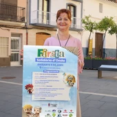 La concejala Maribel Raigada, ha presentado el cartel de la fireta. La concejala Maribel Raigada, ha presentado el cartel de la fireta.