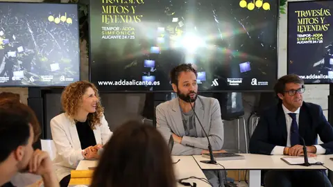 Presentación de 'Travesías, mitos y leyendas' para la nueva temporada del ADDA Presentación de 'Travesías, mitos y leyendas' para la nueva temporada del ADDA