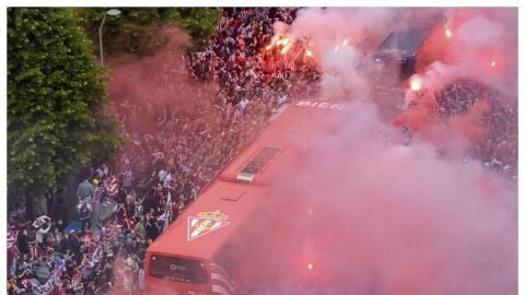 Recibimiento al Sporting