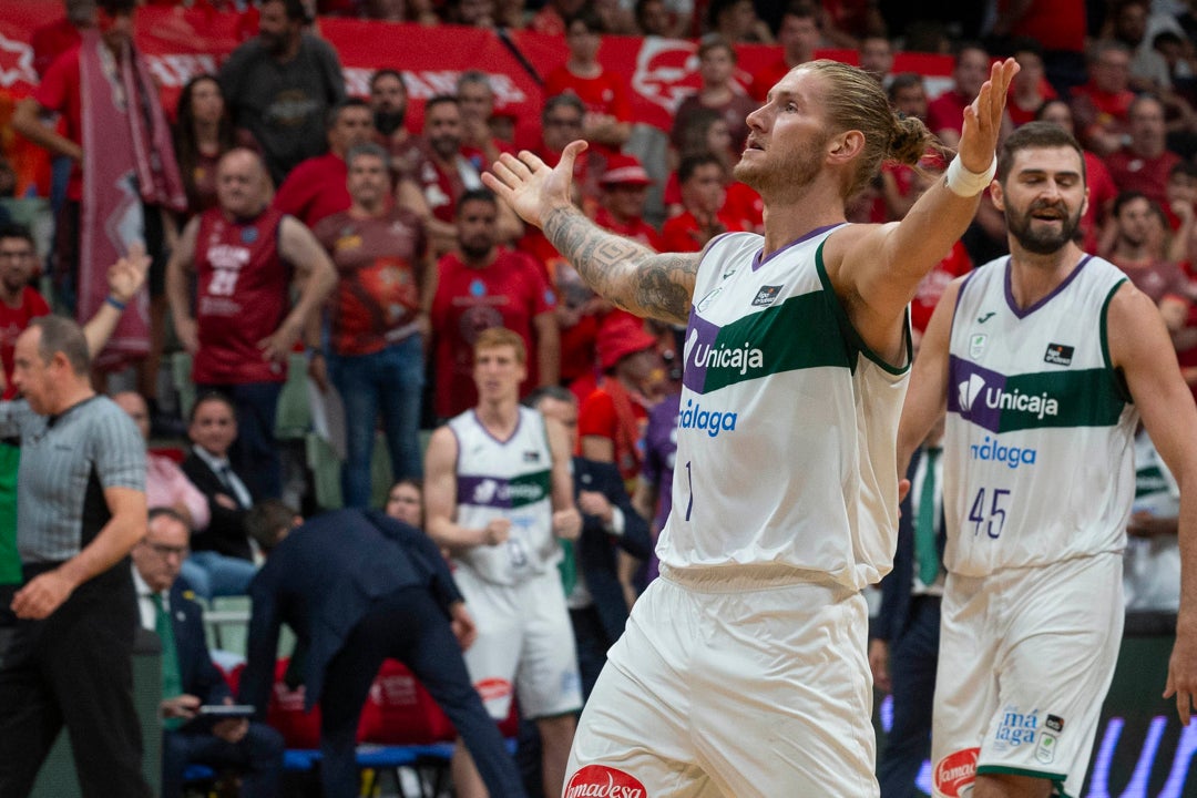 Unicaja fuerza el quinto partido ante UCAM Murcia Unicaja fuerza el quinto partido ante UCAM Murcia