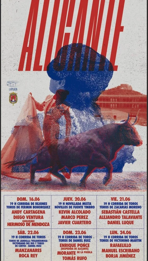 Cartel Feria Taurina de Hogueras 2024 Cartel Feria Taurina de Hogueras 2024