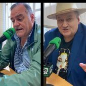 Domi Curiel, portavoz de Vamos Palencia y Carlos Villarrubia, escritor