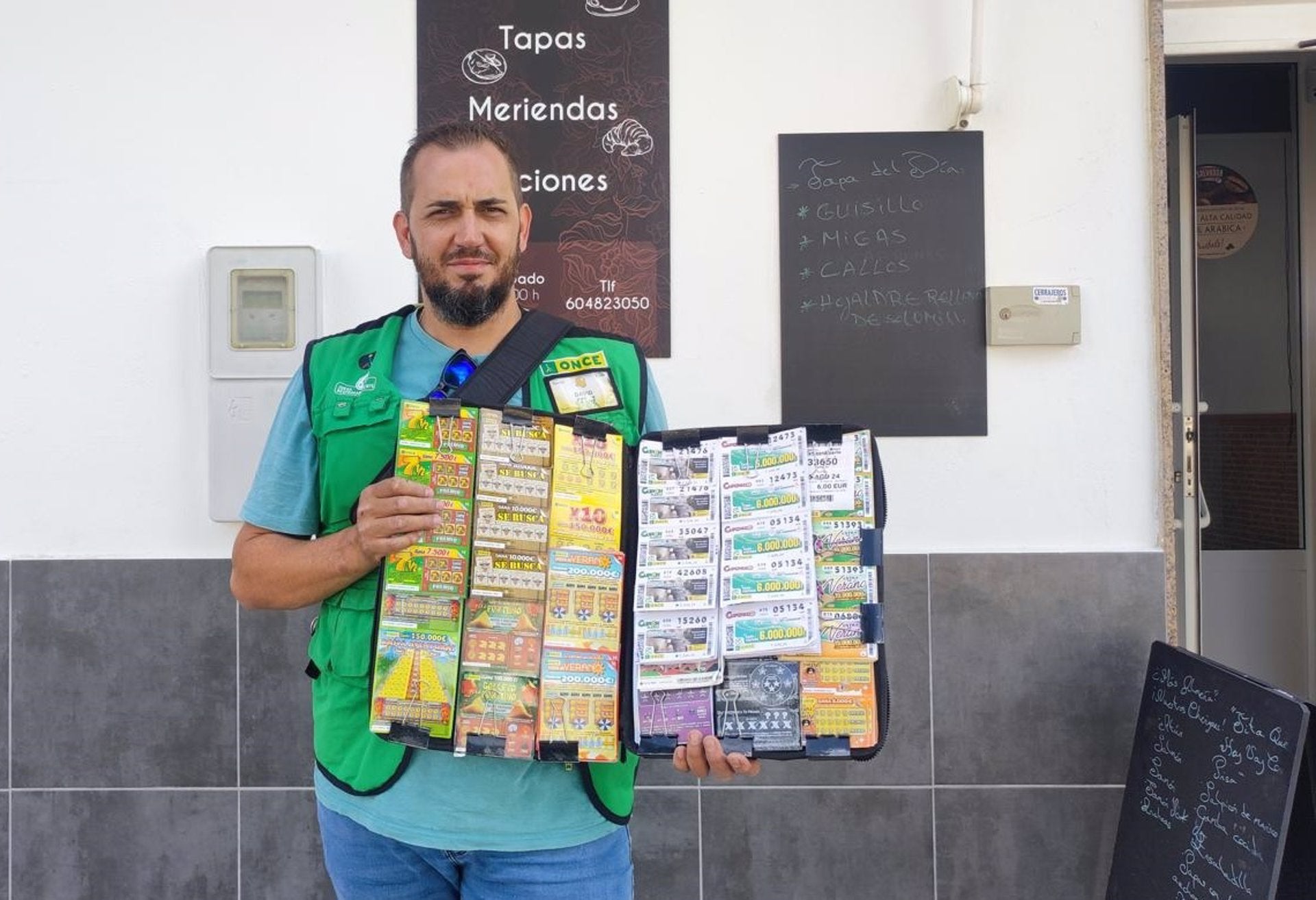 La ONCE reparte medio millón de euros en Tabernas, Vícar y Antas La ONCE reparte medio millón de euros en Tabernas, Vícar y Antas