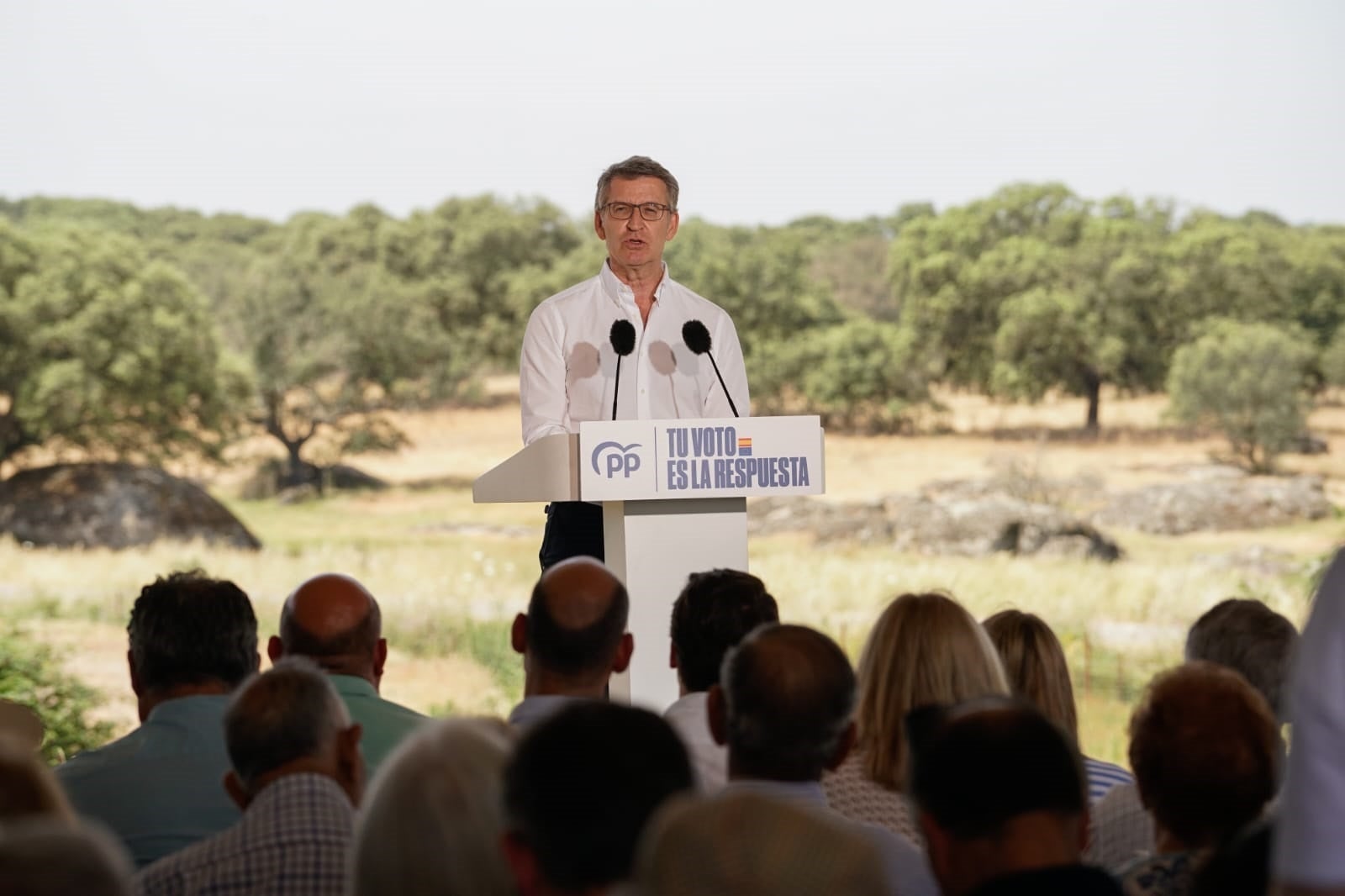 Feijóo cree que en España "se intenta silenciar cualquier crítica al puto amo" y anima a hablar "alto y claro" el 9 de junio Feijóo cree que en España "se intenta silenciar cualquier crítica al puto amo" y anima a hablar "alto y claro" el 9 de junio