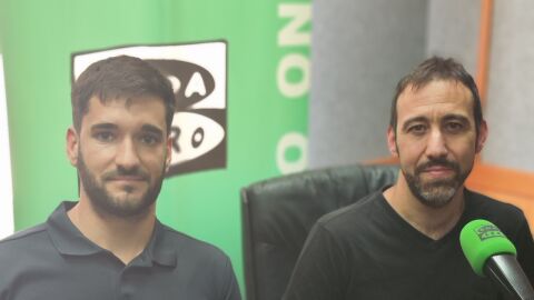 Toni Meli&agrave; y Toni Camps, t&eacute;cnicos de Barber Coll.